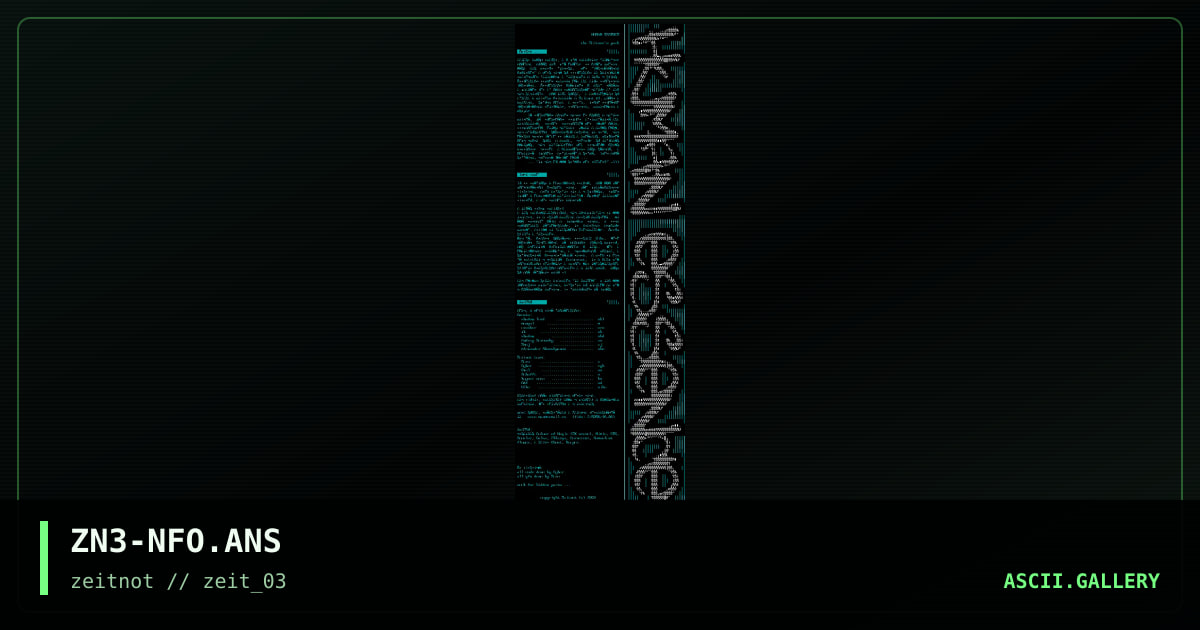 ZN3-NFO.ANS, by zeitnot, 2003