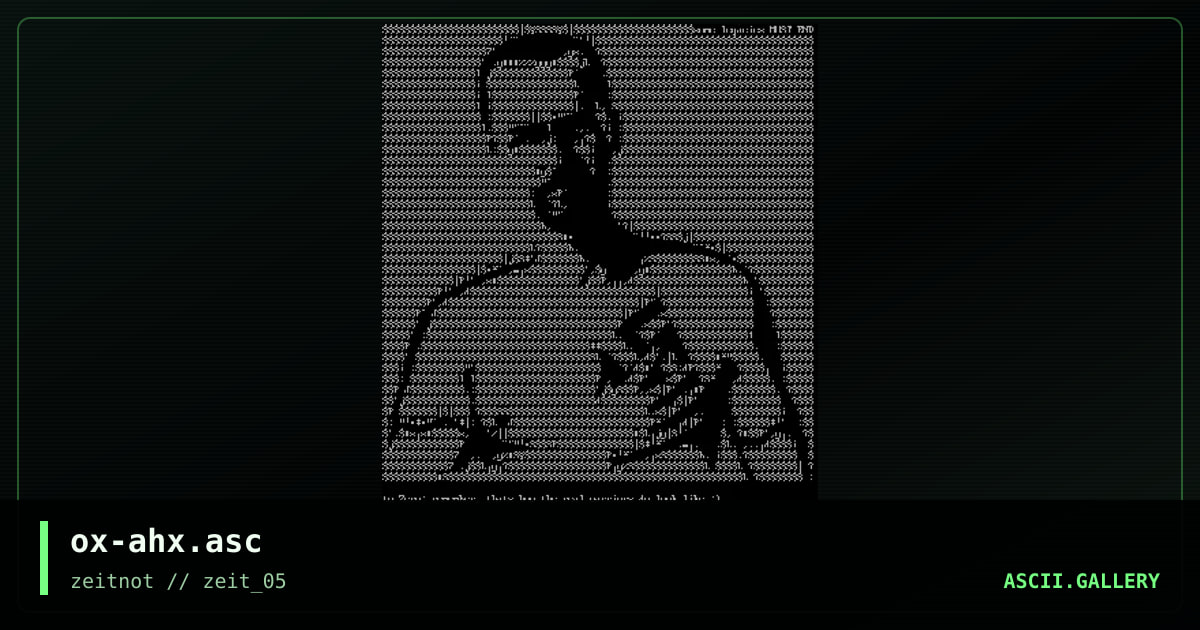 ox-ahx.asc, by 0xel, 2003