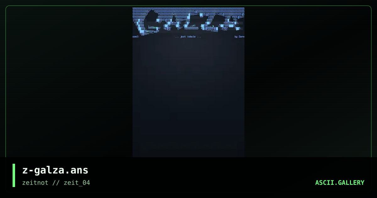 z-galza.ans, by zero, 2003