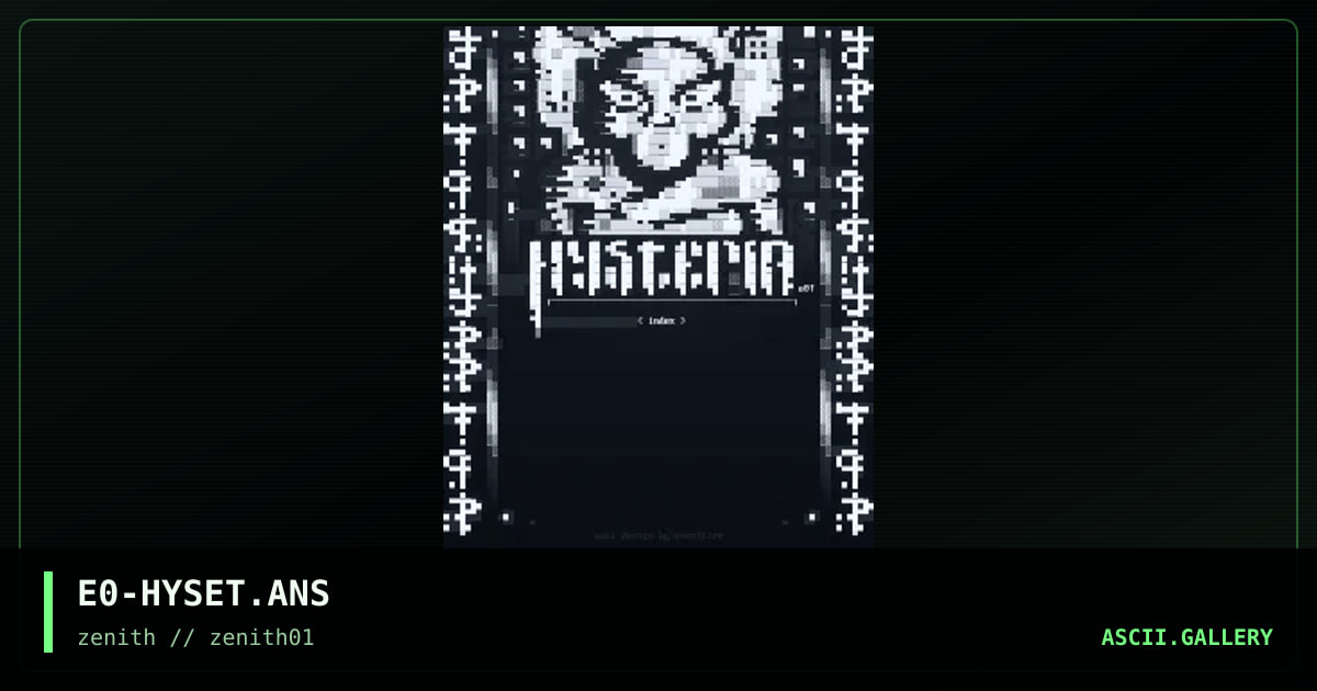 Hysteria Numero Sete, by enzo, 1998
