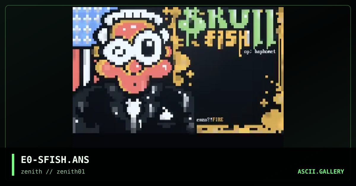 Skull Fisher, by enzo, 1998
