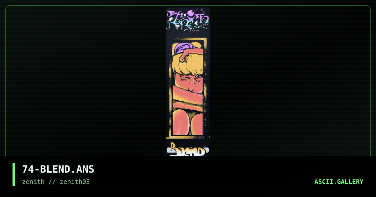 Blend, by discofunk 1974, 1998
