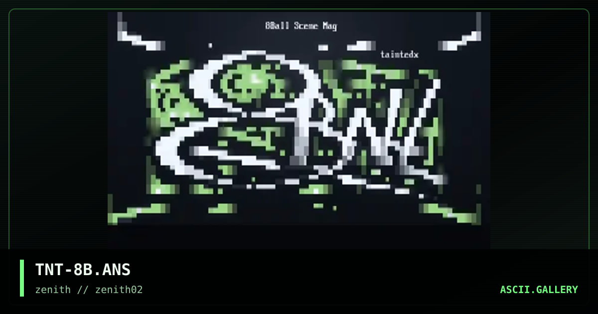 8 Ball Matrix, by taintedx, 1998