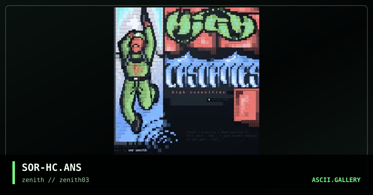 High Casualties, by spirit of rage, 1998