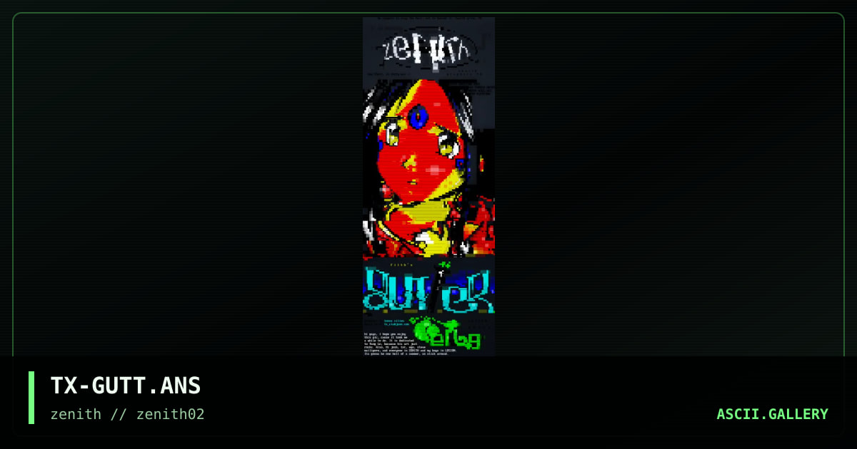 Gutter Emag, by toons xilion, 1998