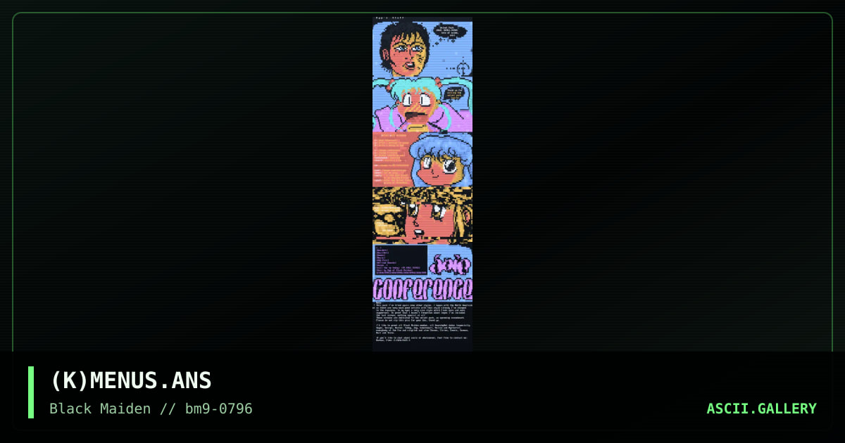 vp menu cluster, by kyp, 1996