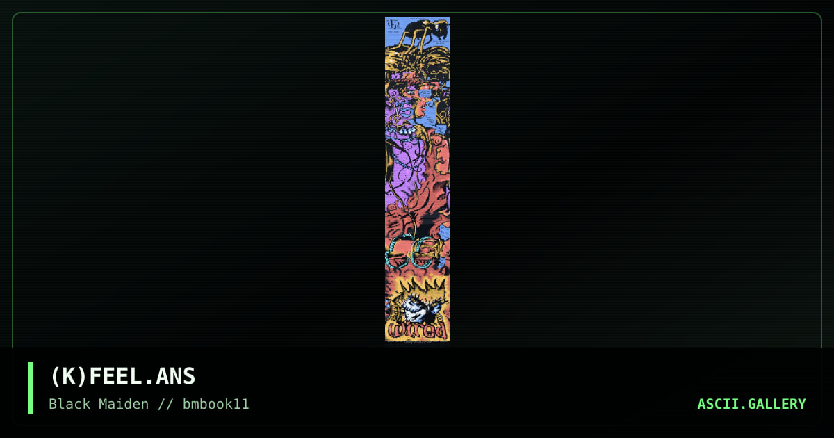 feel - 2nd at wired ansicompetition, by kyp, 1996