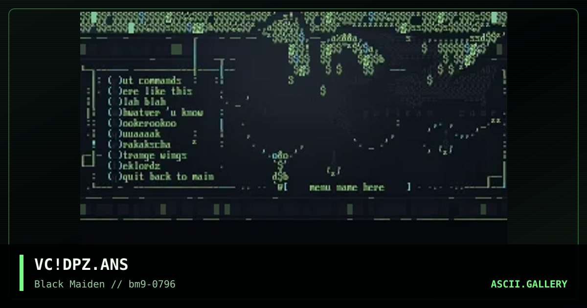DPZ Menu Template, by voice, 1996