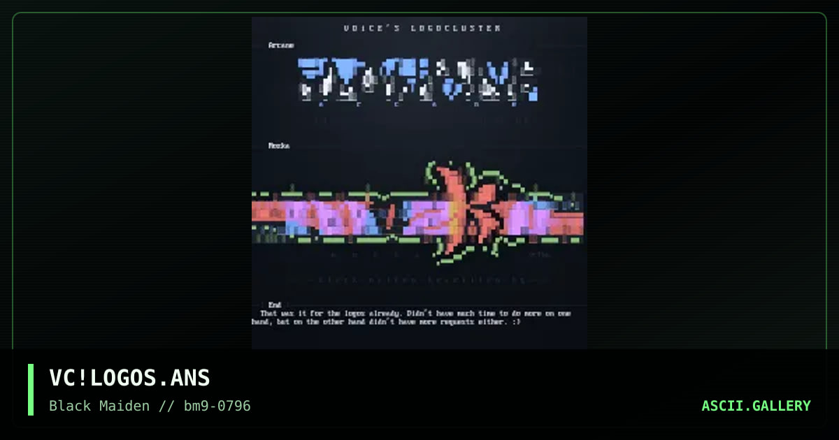 Logo Cluster, by voice, 1996