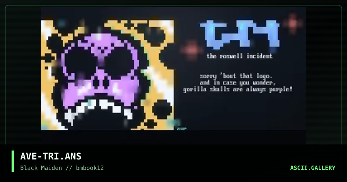 the roswell incident, by avenger, 1997