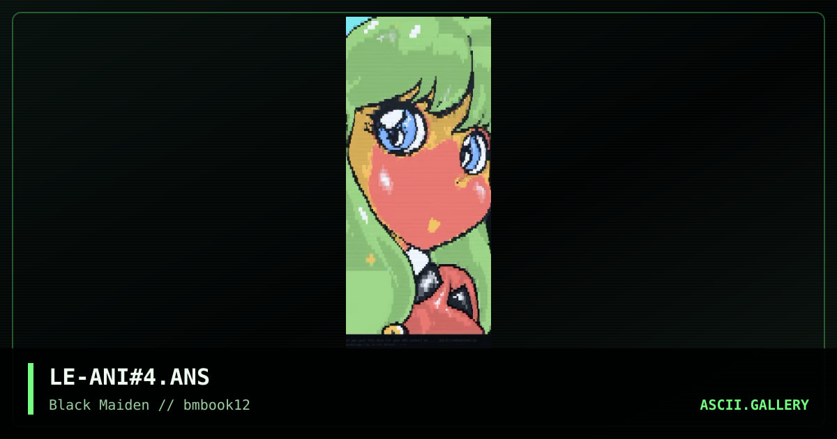 anime #4, by leonardo, 1997