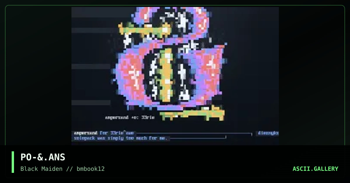 ampersand, by poti, 1997