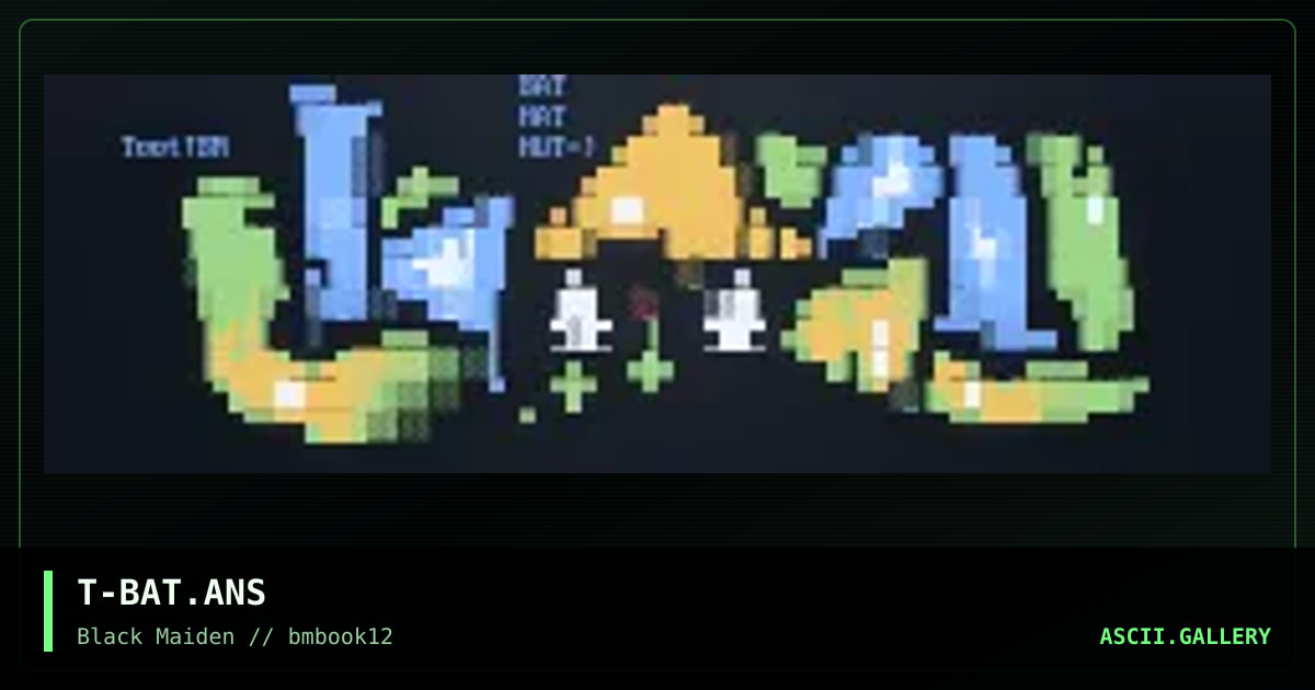 bat logo, by toot, 1997