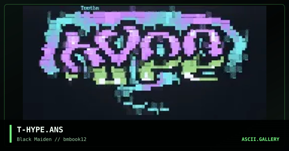 hype promo, by toot, 1997