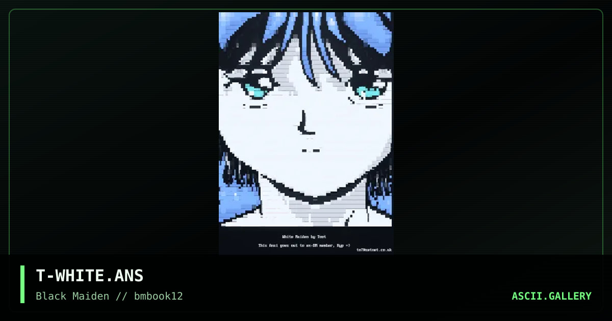 white maiden, by toot, 1997