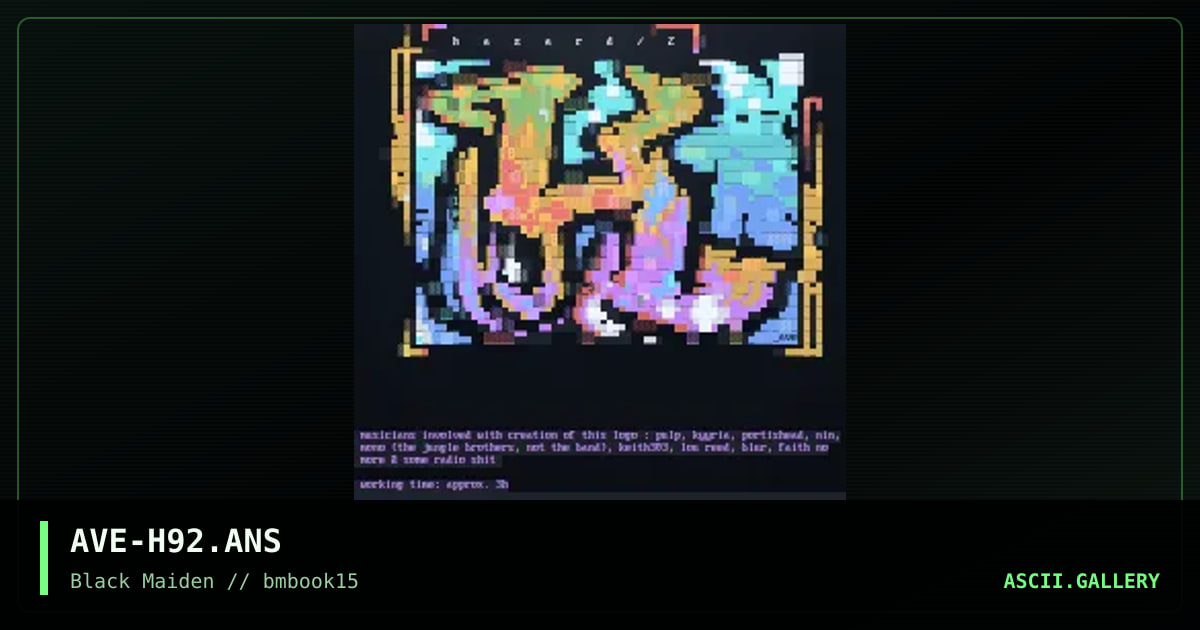 dv8:"looks like a painting :)", by avenger, 1997