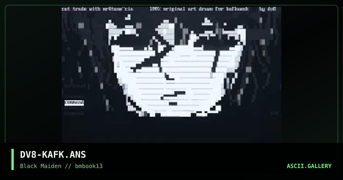 kafkeask 23-liner, by dv8, 1997