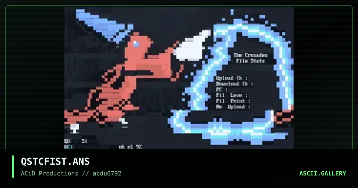 QSTCFIST.ANS, by quick silver, 1992