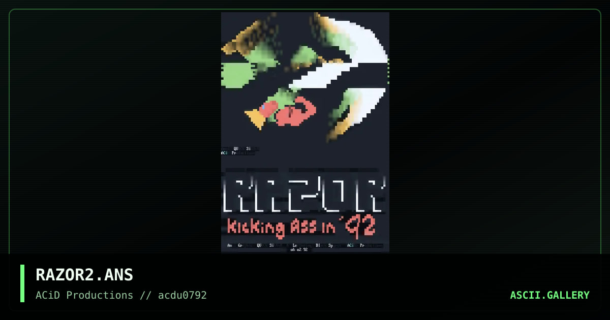 RAZOR2.ANS, by black spyrit, quick silver, 1992