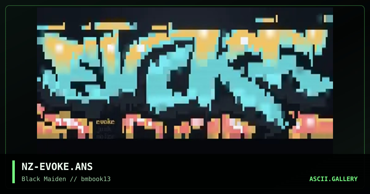 evoke logo, by noize, junk, 1997
