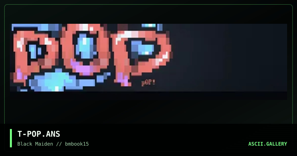 pop!, by toot, 1997