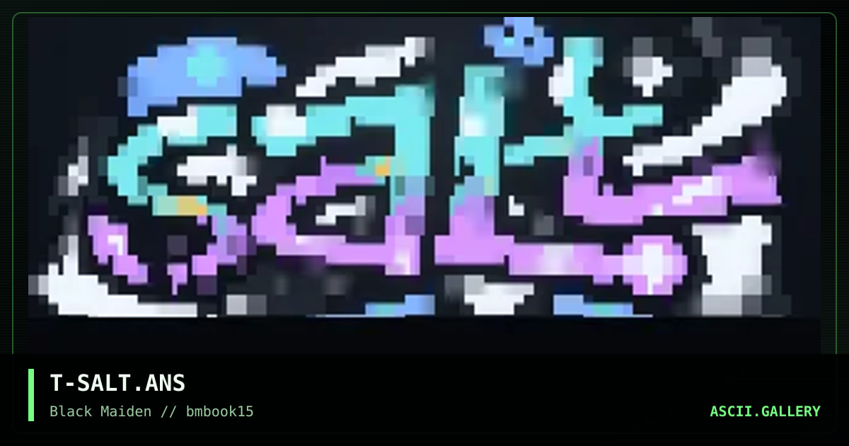salt, by toot, 1997