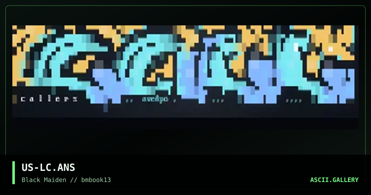 last callers (kaoz), by avenger, poti, 1997