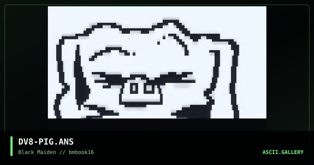 pig piggy pig #1, by dv8, 1998