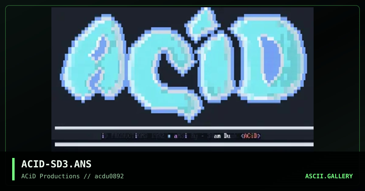 ACID-SD3.ANS, by slam dunk, 1992