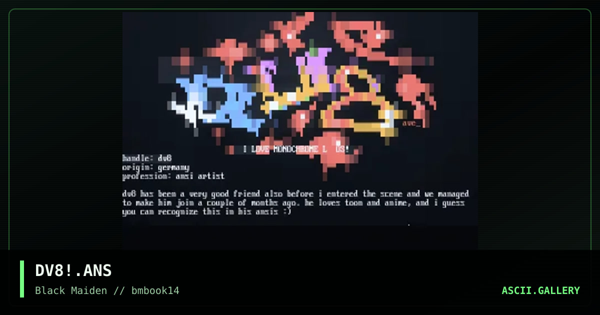 dv8, by dv8, 1997