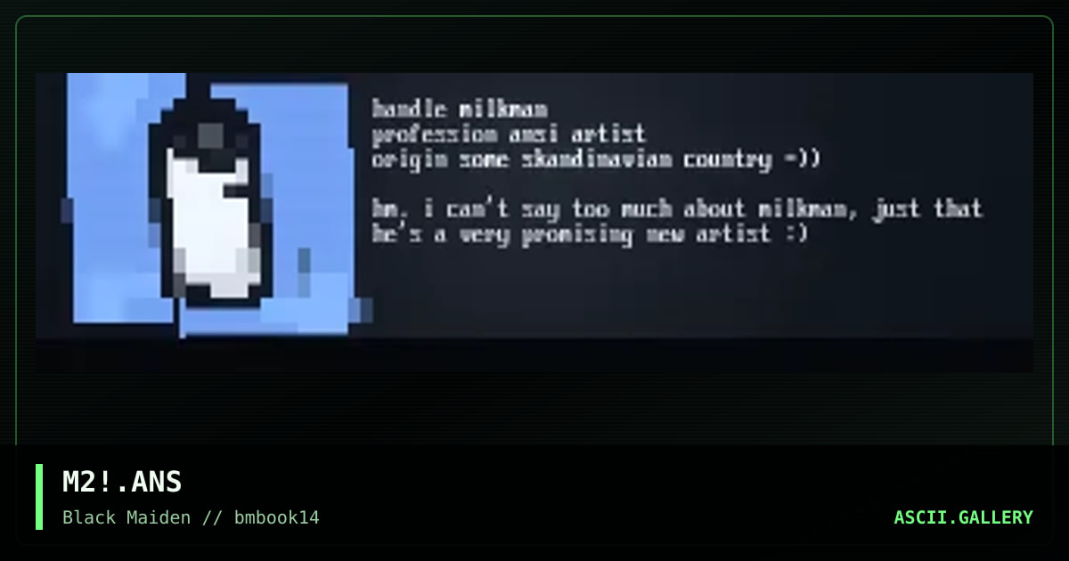 milkman, by milkman, 1997