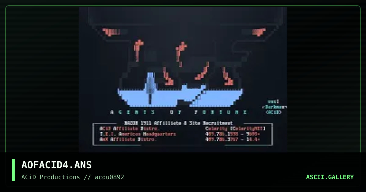 AOFACID4.ANS, by darkman, 1992