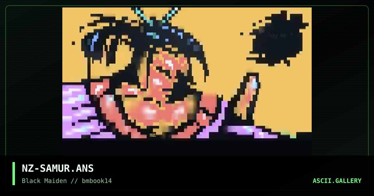 "samurai", by noize, 1997