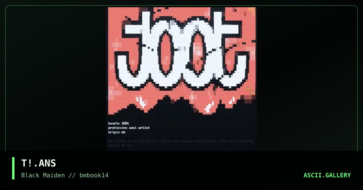 tOOt, by toot, 1997