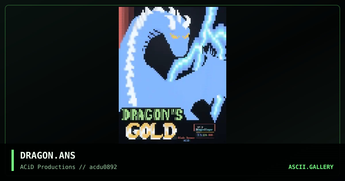 DRAGON.ANS, by blade runner, 1992