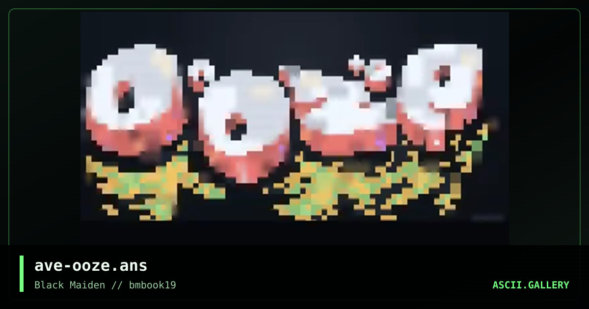 in memoriam of oOZe, by avenger, 1999