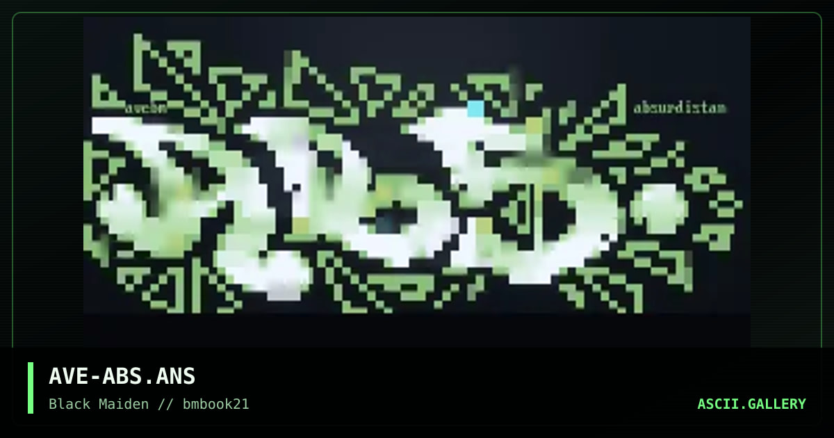 absurdistan, by avenger, 2000