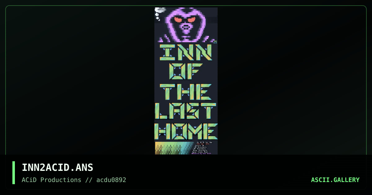 INN2ACID.ANS, by tank, 1992