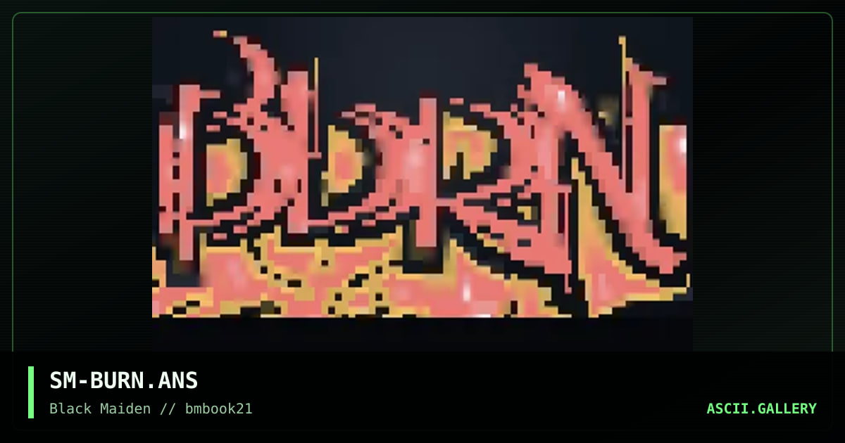 burn, by smoke, 2000