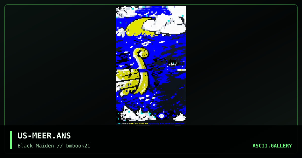 Ocean ripple, by big yellow man, shine, 2000