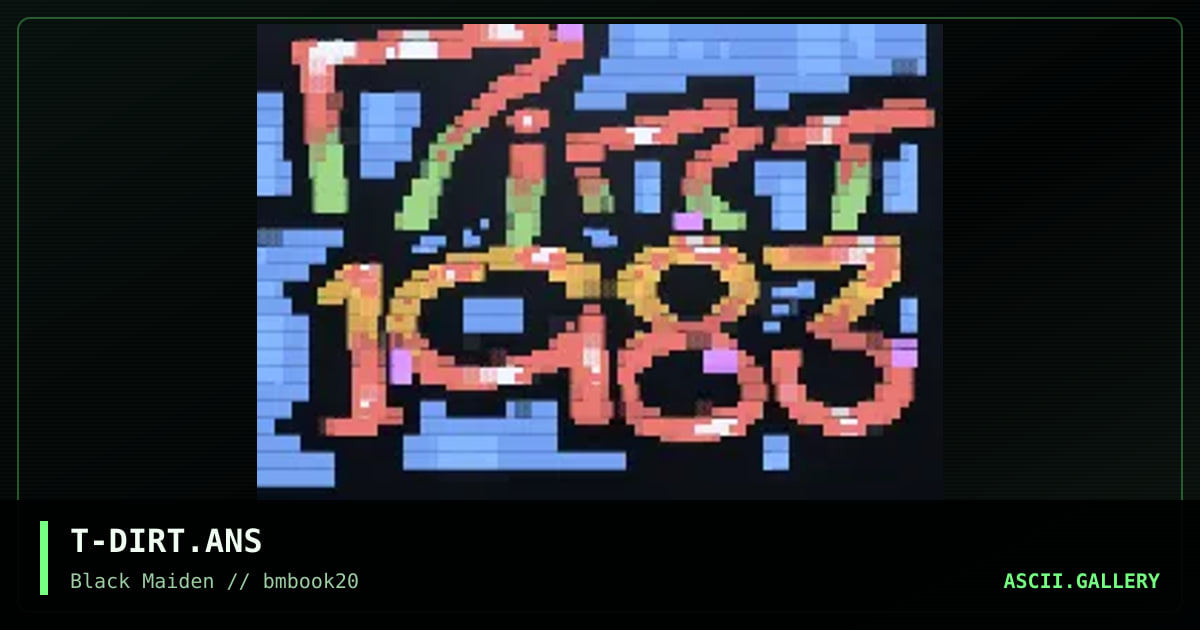 dirt1983, by toot, 1999
