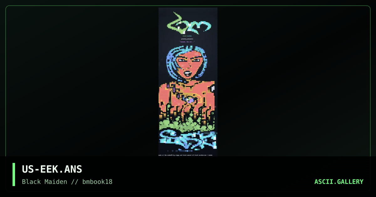 geek, the art.., by black weasel, zippy, 1998