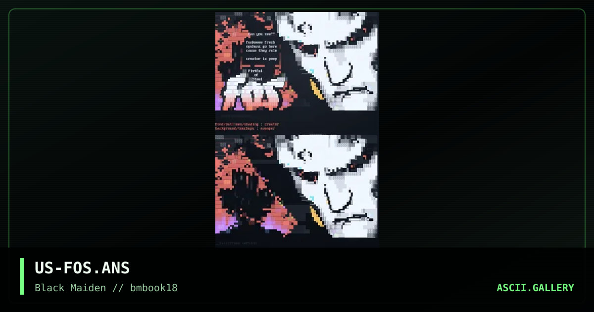 fistful of steel x 2, by creator, avenger, 1998