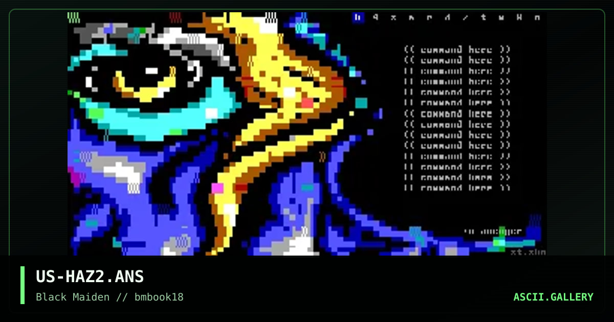 hazard/2 screen, by shine, storm, 1998