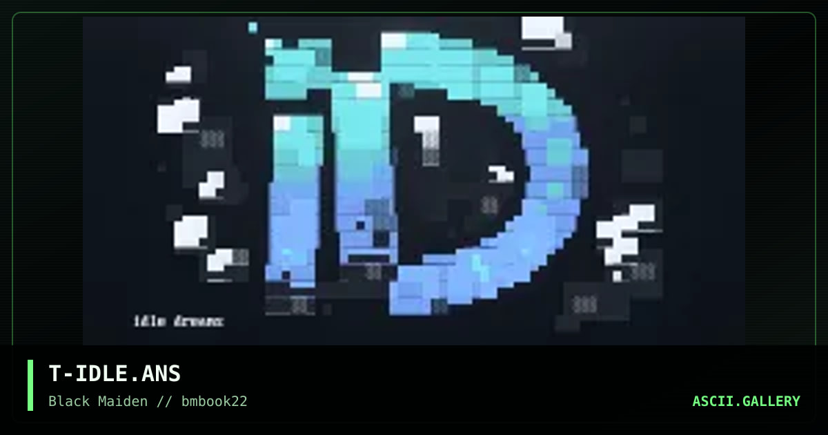 idle dreams, by toot, 2001