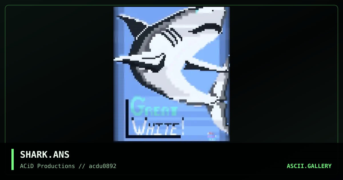 SHARK.ANS, by blade runner, 1992