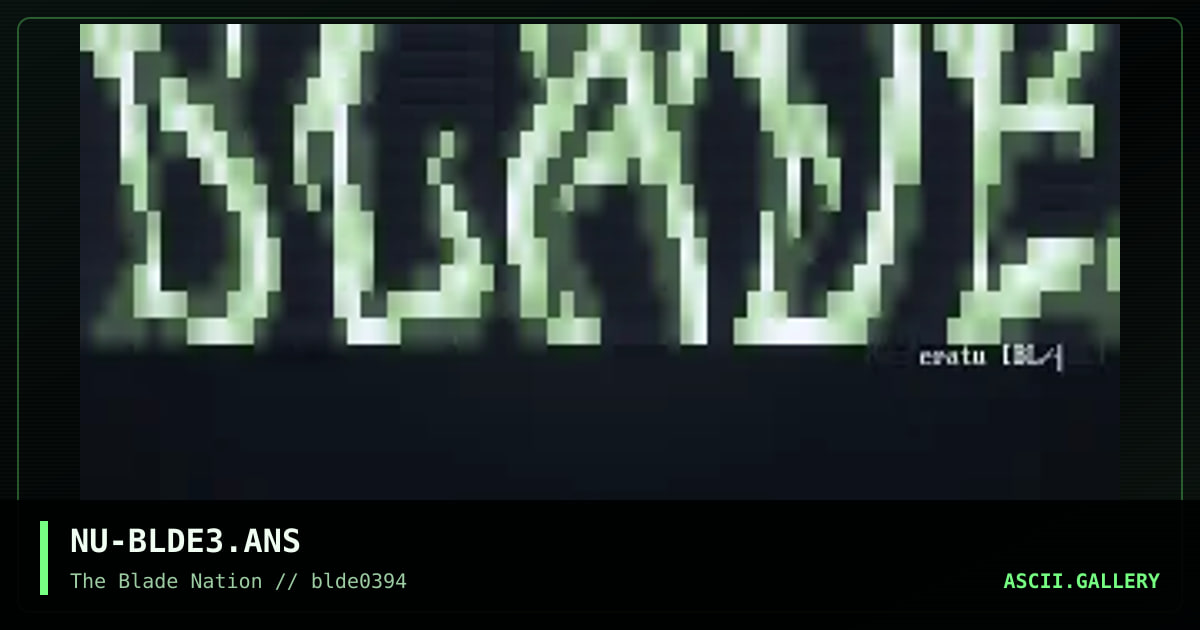 NU-BLDE3.ANS, by nosferatu, 1994