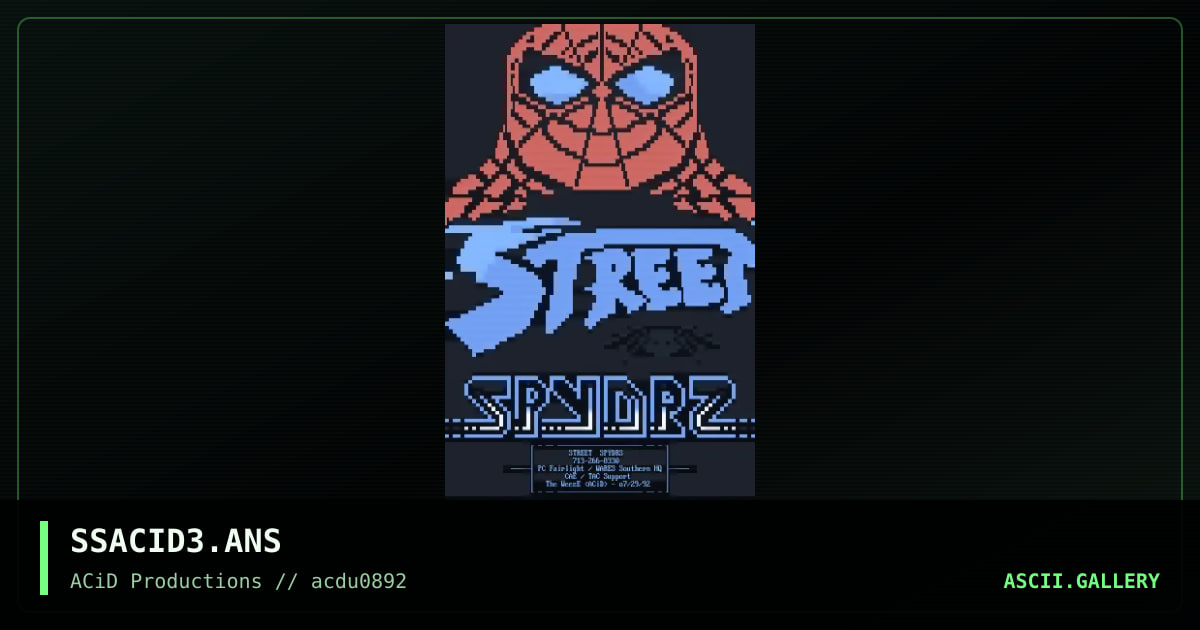 SSACID3.ANS, by the weeze, 1992