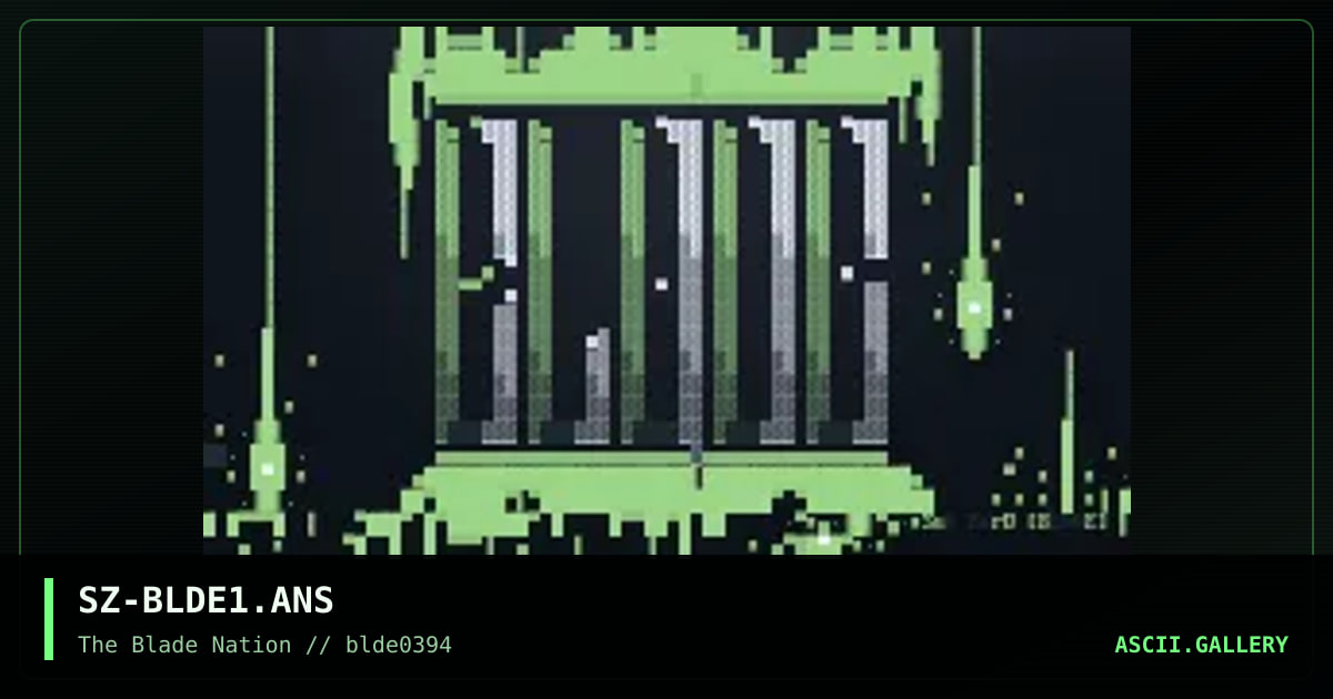 SZ-BLDE1.ANS, by sub zero, 1994
