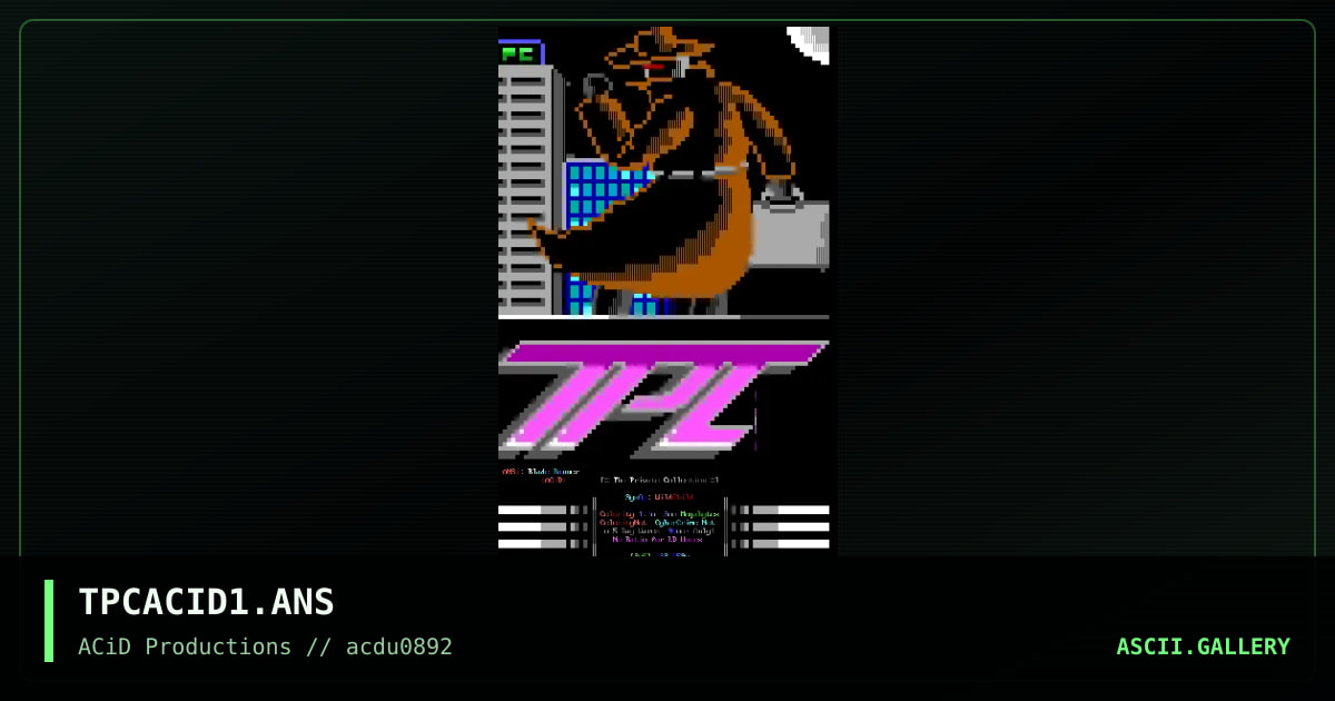 TPCACID1.ANS, by blade runner, 1992